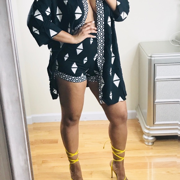 H&M Pants - Kimono shorts set